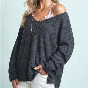 V-neck Pullover Sweater